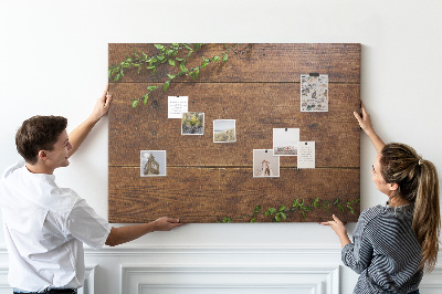 Pin board Rustic wood