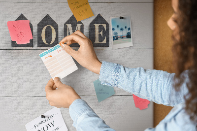 Cork notice board Word home