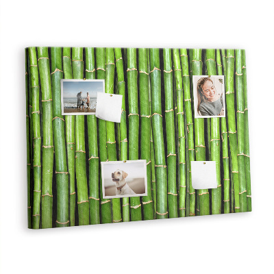 Cork notice board Bamboo wall