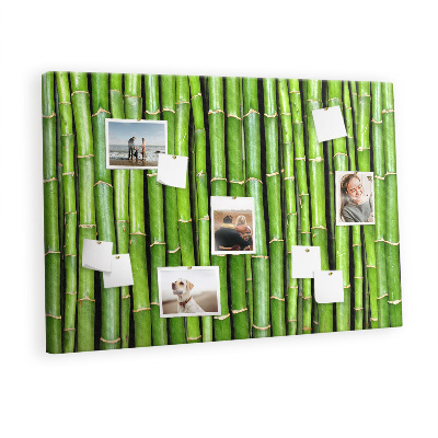 Cork notice board Bamboo wall