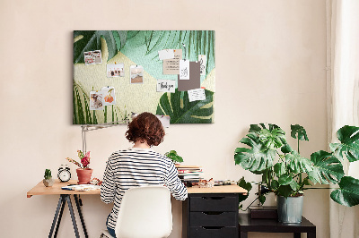 Pin board Monstera leaves