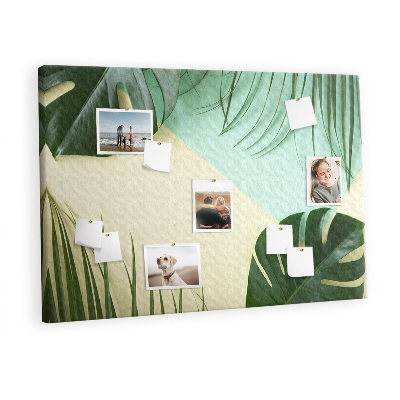 Pin board Monstera leaves