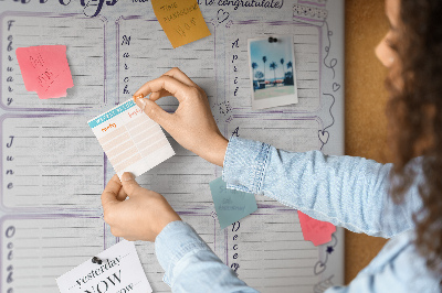 Pin board Birthday note