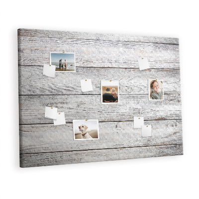 Pin board Colored wood planks