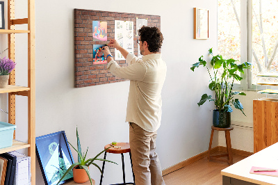 Pin board Brick wall texture