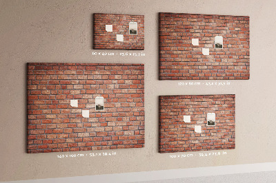 Pin board Brick wall texture