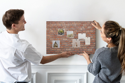 Pin board Brick wall texture