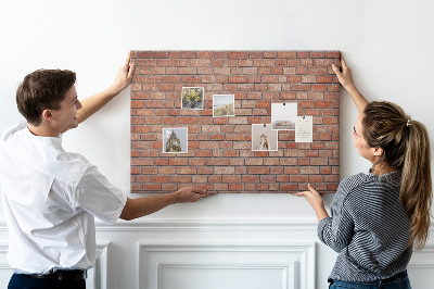 Pin board Brick wall texture