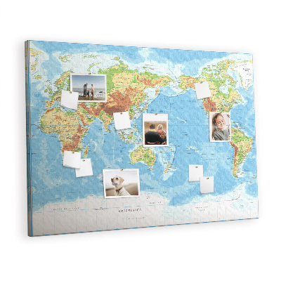 Pin board Pacific view map