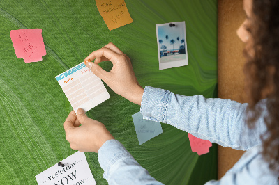 Memo cork board Modern waves