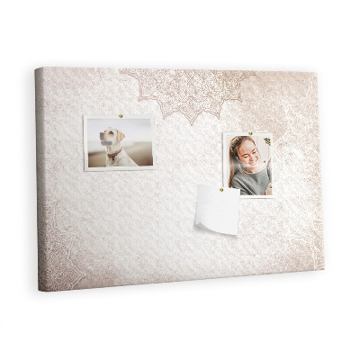 Memo cork board Decorative pattern