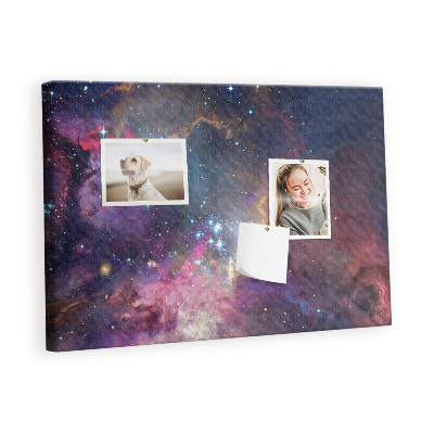 Decorative corkboard Cosmos galaxy