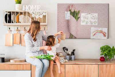 Decorative corkboard Bouquet of flowers