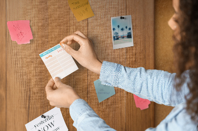 Decorative corkboard Wooden boards