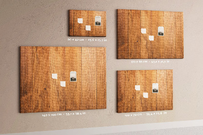 Decorative corkboard Wooden boards