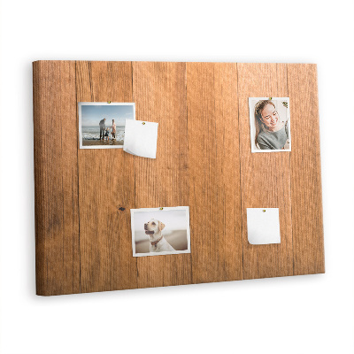 Decorative corkboard Wooden boards