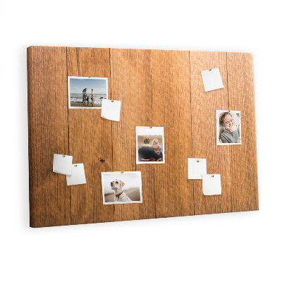 Decorative corkboard Wooden boards