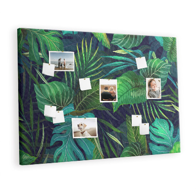 Cork board Exotic leaves