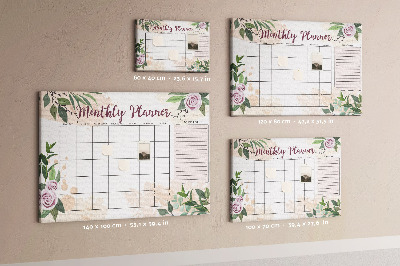 Cork board Rose planner