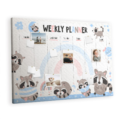 Pin board Kids schedule