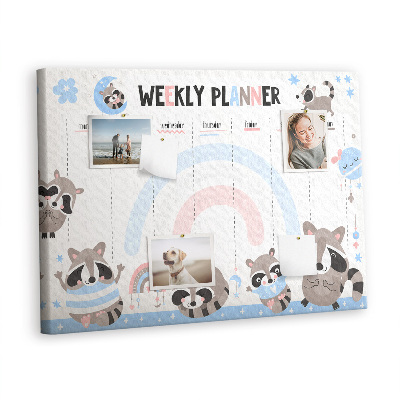 Pin board Kids schedule