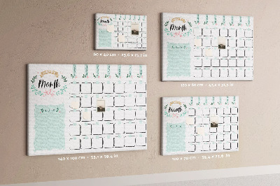 Pin board Floral planner