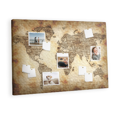 Pin board Old map