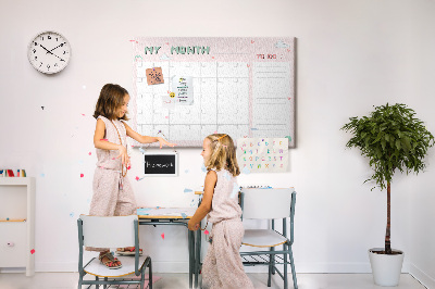 Decorative corkboard Kids planner
