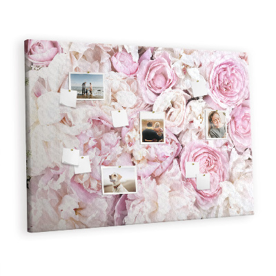 Decorative corkboard Decorative flowers