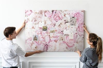 Decorative corkboard Decorative flowers