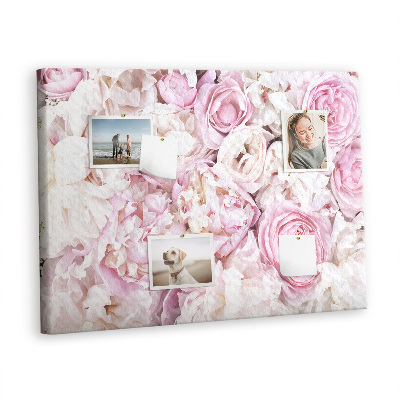 Decorative corkboard Decorative flowers