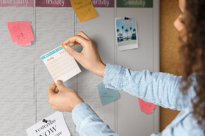 Cork board Floral planner