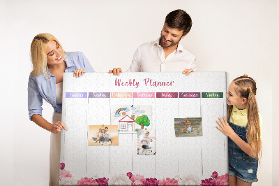 Cork board Floral planner