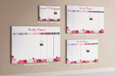 Cork board Floral planner