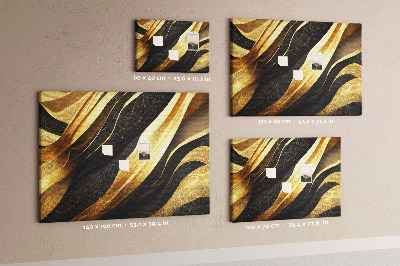 Memo cork board Elegant abstract