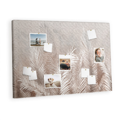 Decorative corkboard Tropical leaves