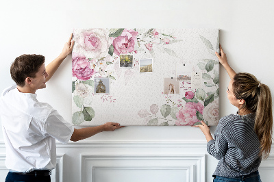 Cork board Flowers frame