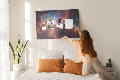 Cork board Galaxy stars world