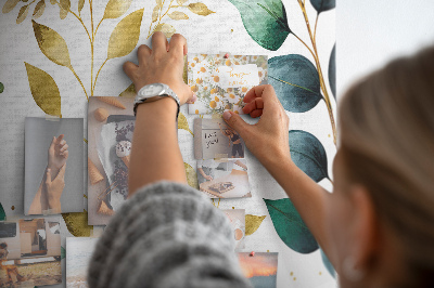 Decorative corkboard Floral pattern