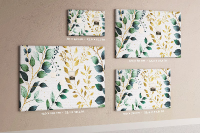 Decorative corkboard Floral pattern