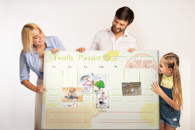 Decorative corkboard Family Planner