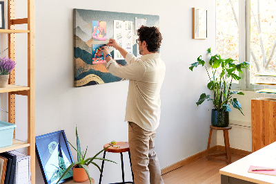 Cork board Landscape mountain