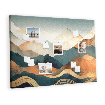 Cork board Landscape mountain