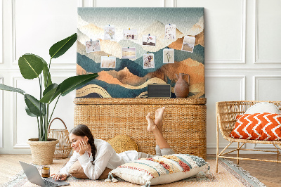 Cork board Landscape mountain