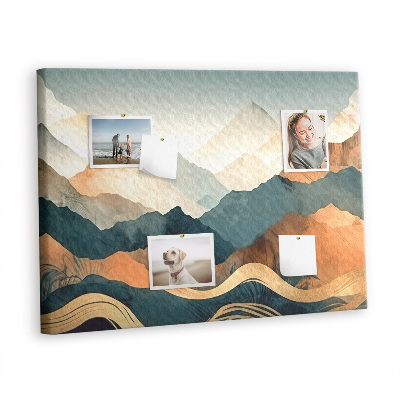 Cork board Landscape mountain