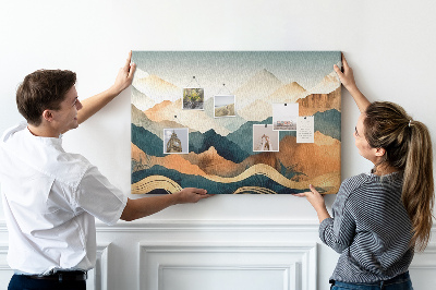 Cork board Landscape mountain