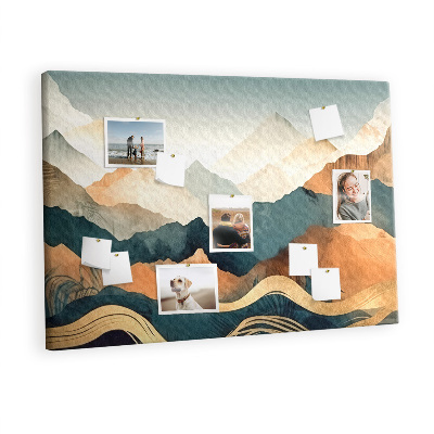 Cork board Landscape mountain