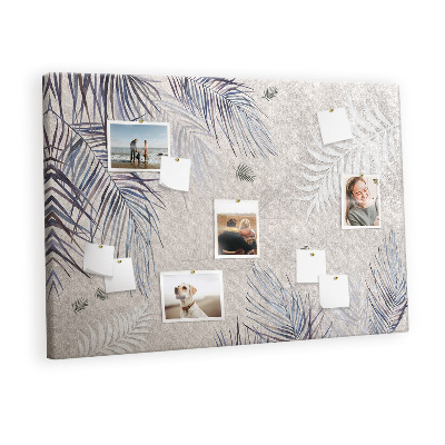 Cork board Palm leaf