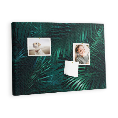 Cork board Tropical leaves