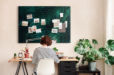 Cork board Tropical leaves